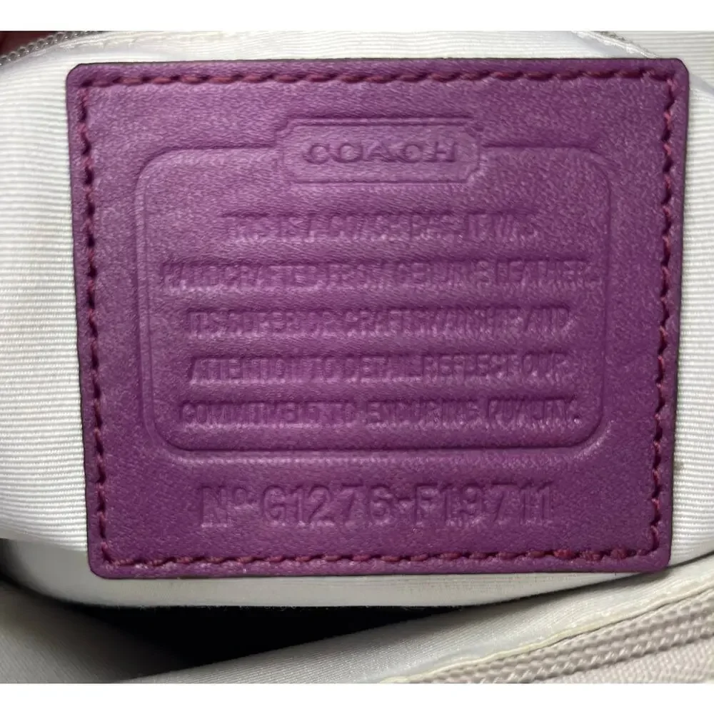 Coach F19711 Soho Buckle Patent Leather Carryall Bag & Buckle Zip Around Wallet